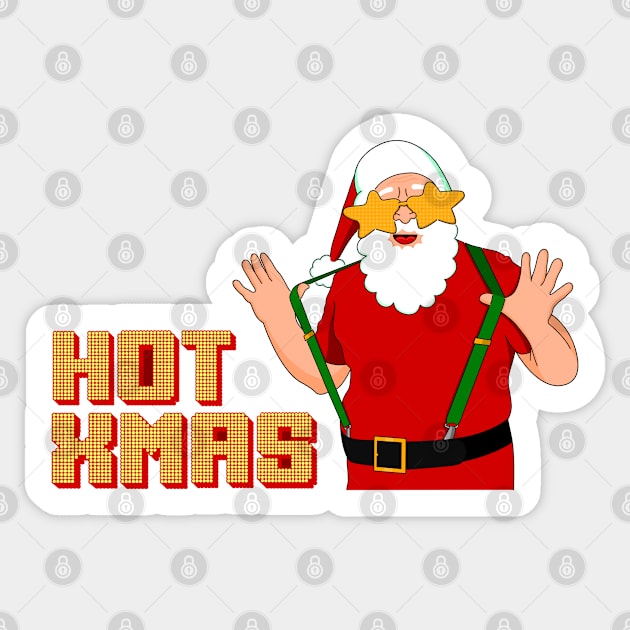 Hot Xmas Sticker by cariespositodesign